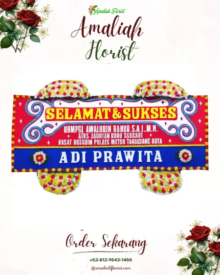 Papan Bunga Ucapan Selamat Ketro