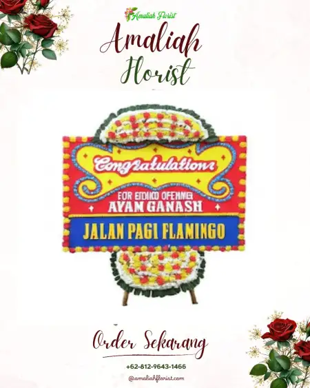 Sewa Papan Bunga Ketro